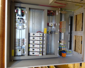 Control cabinet egg cross collection - Avícola Son Perot